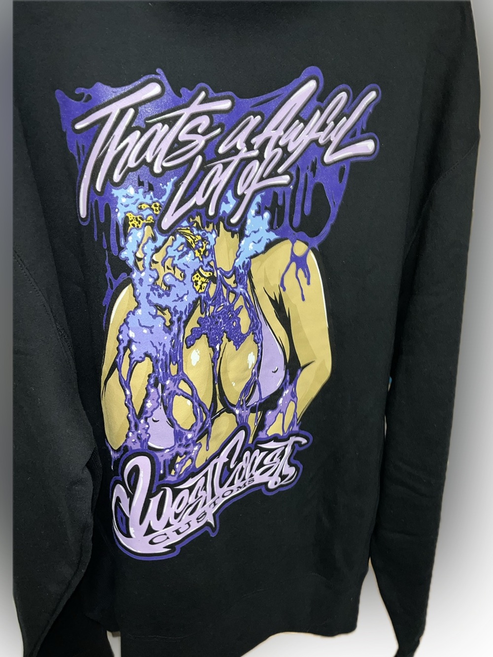Black nwot that’s a awful lot of cough syrup west coast customs desto dubb  rare